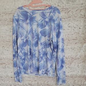 Surf Style Sun Protection Shirt Womens XL, Long Sleeve, Outdoor Wear, Coastal